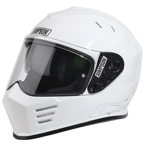 Simpson Venom Full Face Helmet - White