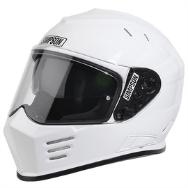 Simpson Venom Full Face Helmet - White