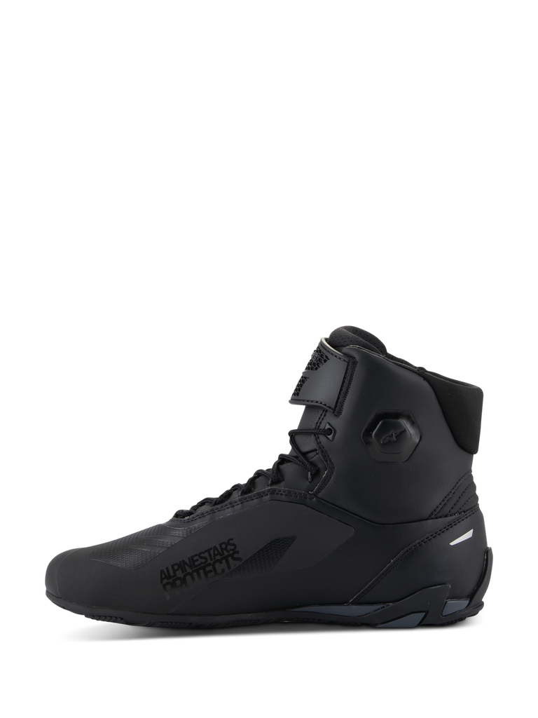 Alpinestars Faster V4 Motorcycle Shoes - Black - View 4 | Everest Motorcycles