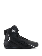 Load image into Gallery viewer, Alpinestars Faster V4 Motorcycle Shoes - Black - View 2 | Everest Motorcycles