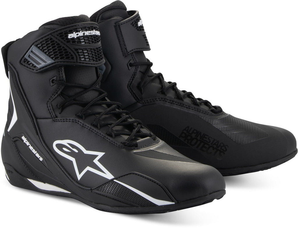 Alpinestars Faster V4 Shoes - Black/White