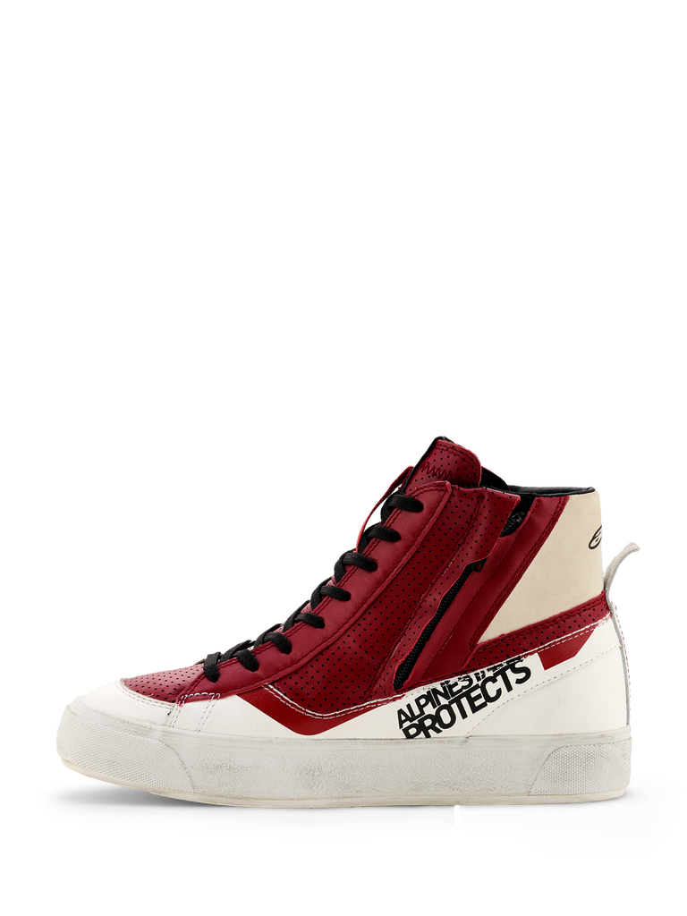 Alpinestars Women's Stated Flair Shoes - White / Rio Red
