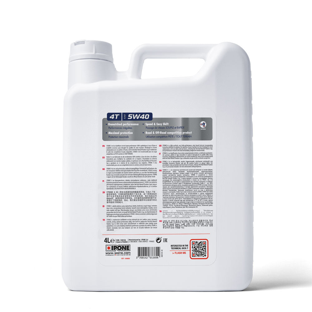 IPONE Stroke 4 Racing 5W40 4L