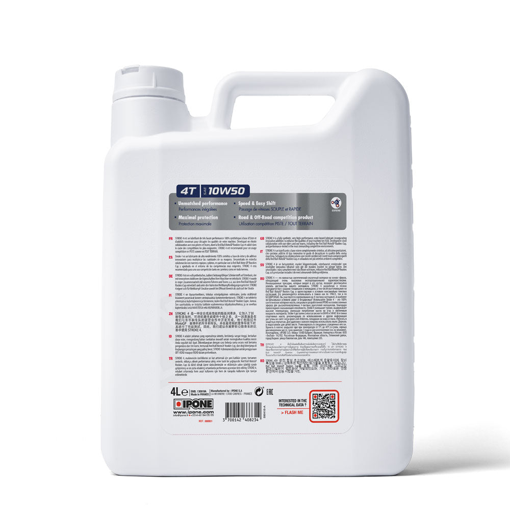 IPONE Stroke 4 Racing 10W50 4L