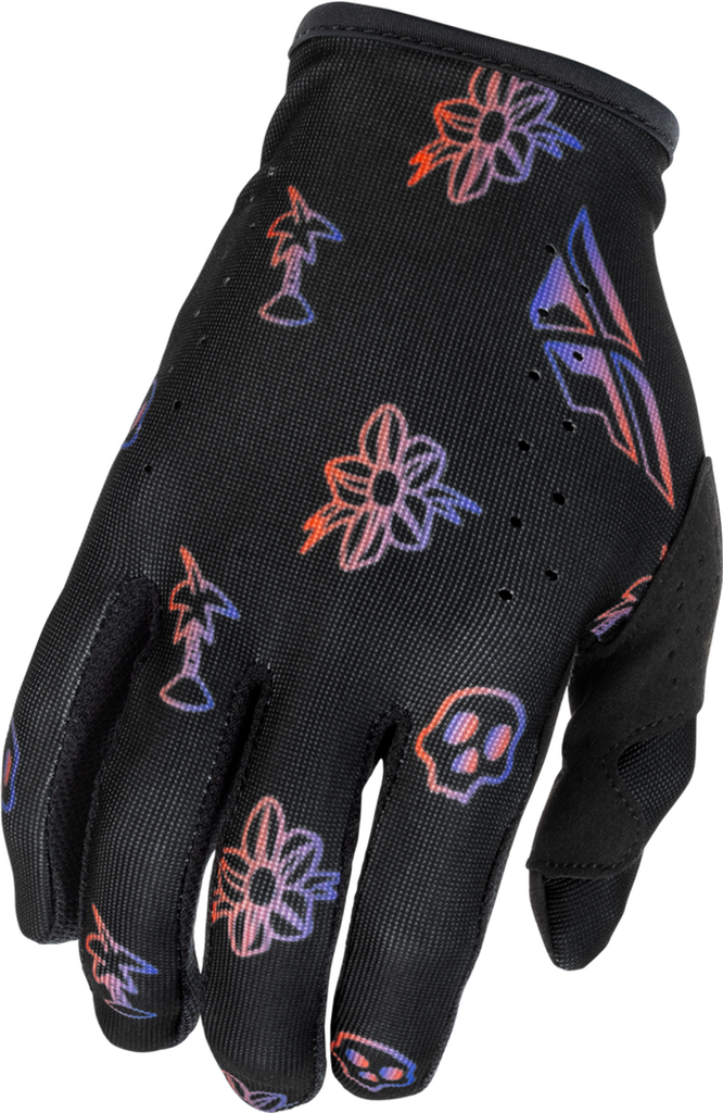 Fly Racing 2026 Lite Outline Gloves - Black/Red/Purple