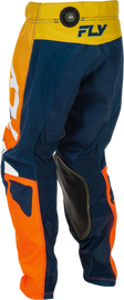 Fly Racing 2026 Kinetic MX Youth Pants - Navy/Orange