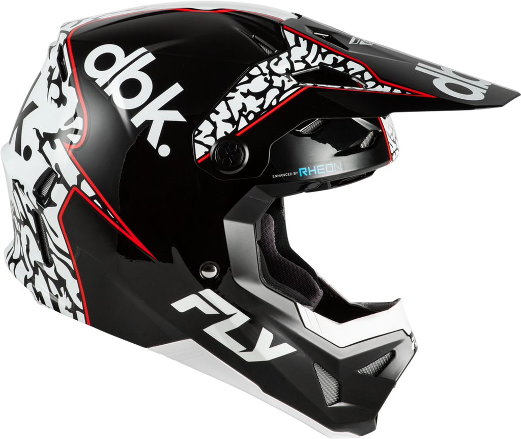 Fly Racing Formula CP DBK Helmet - Black/White/Red