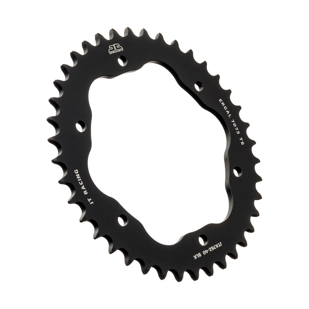 JT REAR ALLOY SPROCKET - BLACK - 38T 520P - 760 OR 770 JT ADAPTOR REQUIRED