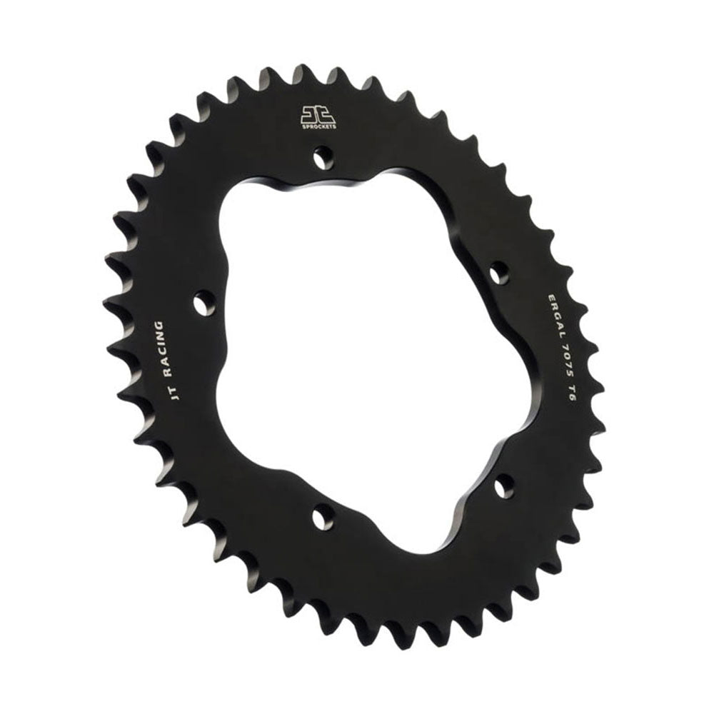 JT REAR ALLOY SPROCKET - BLACK - 43T 520P - 760 OR 770 JT ADAPTOR REQUIRED