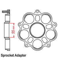 Load image into Gallery viewer, JT  REAR ALLOY SPROCKET ADAPTOR : DUCATI 750B (5 BOLT)