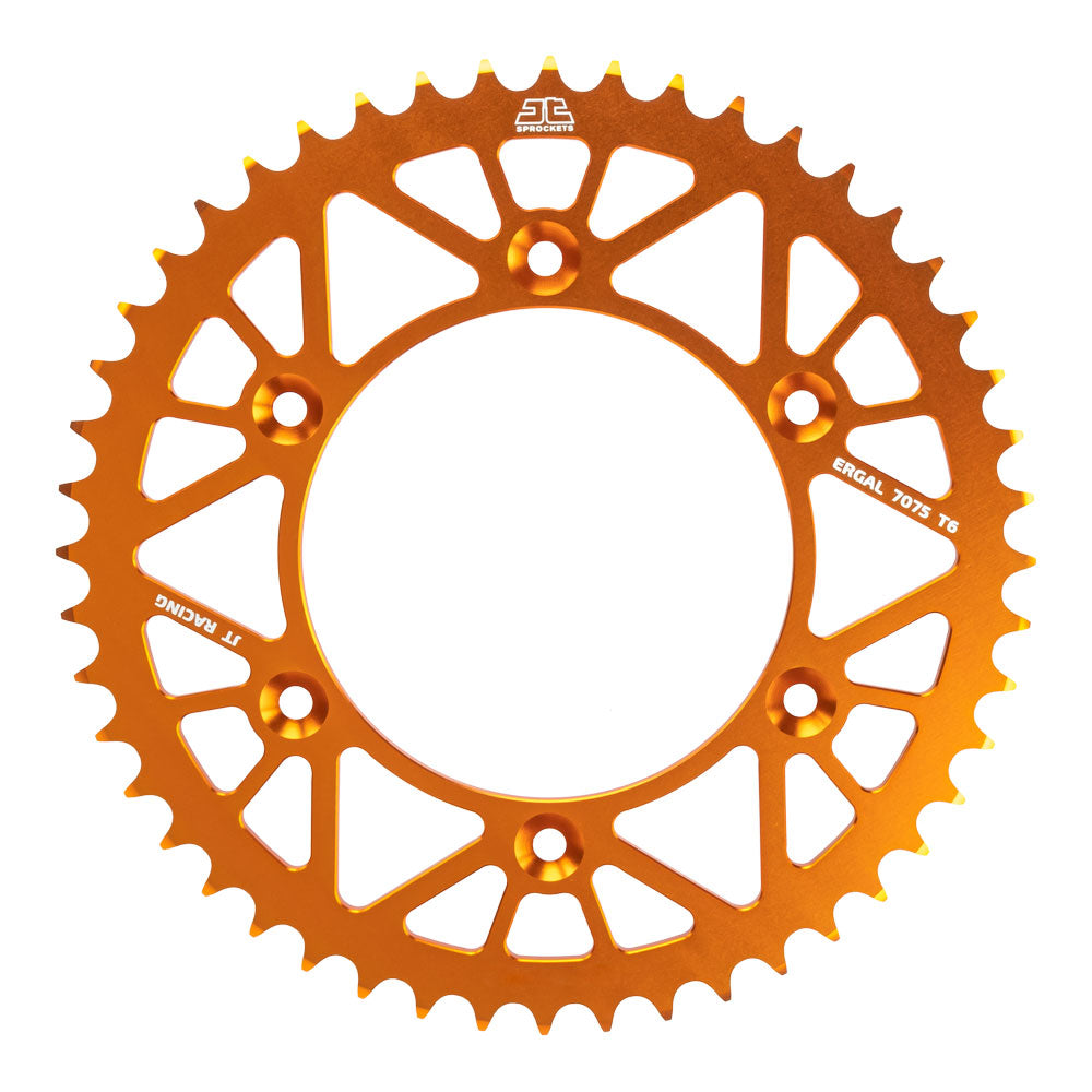 JT ALLOY RACELITE SPROCKET - 48T 520P - ORANGE