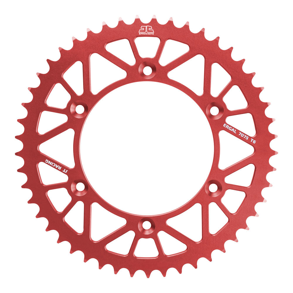 JT ALLOY RACELITE SPROCKET - 48T 520P - RED