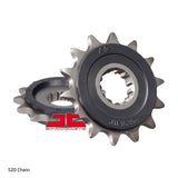 FRONT SPROCKET - STEEL W/-RUBBER CUSH 14T 520P