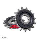 FRONT SPROCKET - STEEL W/-RUBBER CUSH 15T 525P