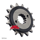 FRONT SPROCKET - STEEL W/-RUBBER CUSH 15T 520P