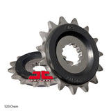 FRONT SPROCKET - STEEL W/-RUBBER CUSH 14T 520P