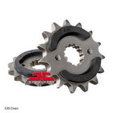 FRONT SPROCKET - STEEL W/-RUBBER CUSH 17T 530P