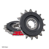 FRONT SPROCKET - STEEL W/-RUBBER CUSH 16T 525P