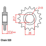 FRONT-SPROCKET---STEEL-14T-520P