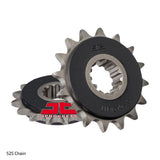 FRONT SPROCKET - STEEL W/-RUBBER CUSH  16T 525P