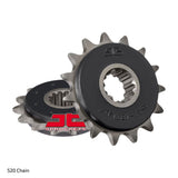 FRONT SPROCKET - STEEL W/-RUBBER CUSH 15T 520P