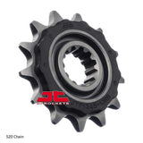 FRONT SPROCKET - STEEL W/- RUBBER CUSH - 13T 520P