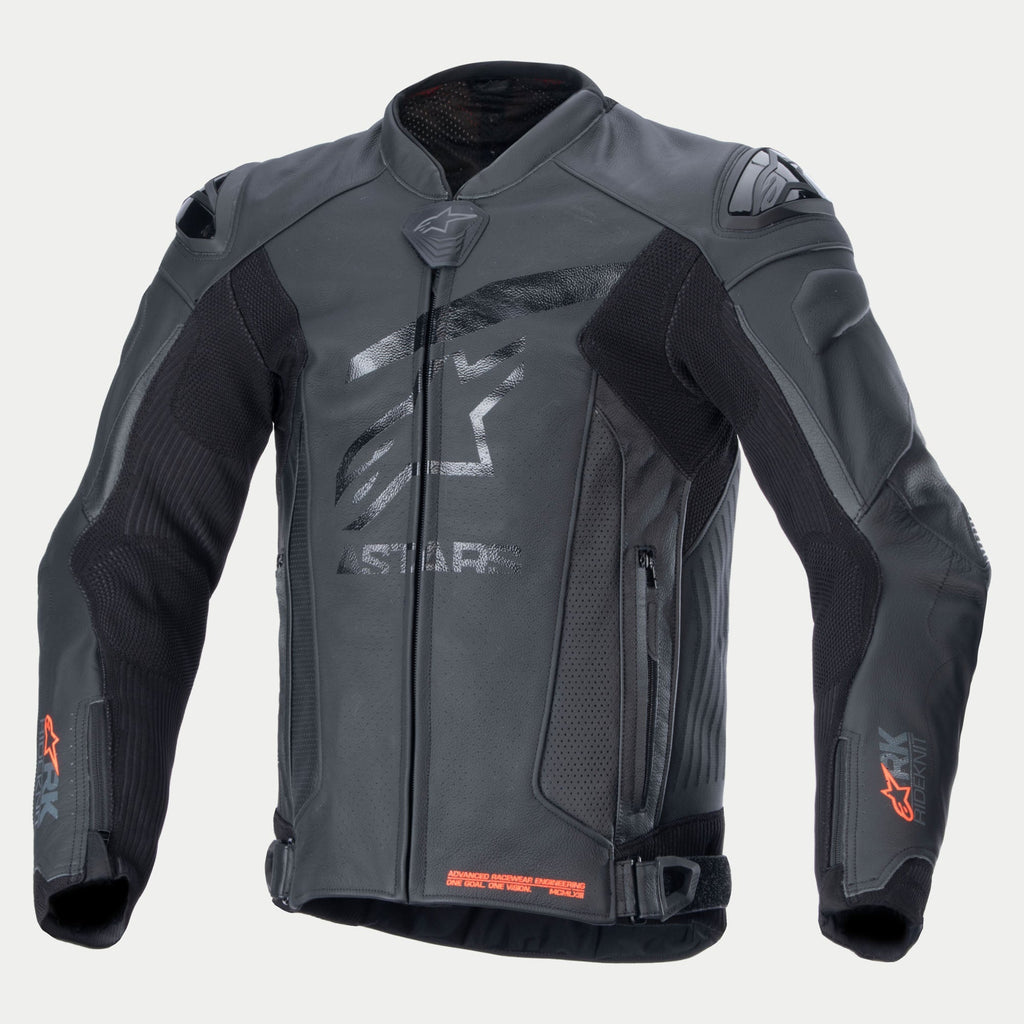 Alpinestars GP Plus R V4 Rideknit Leather Jacket - Black Black