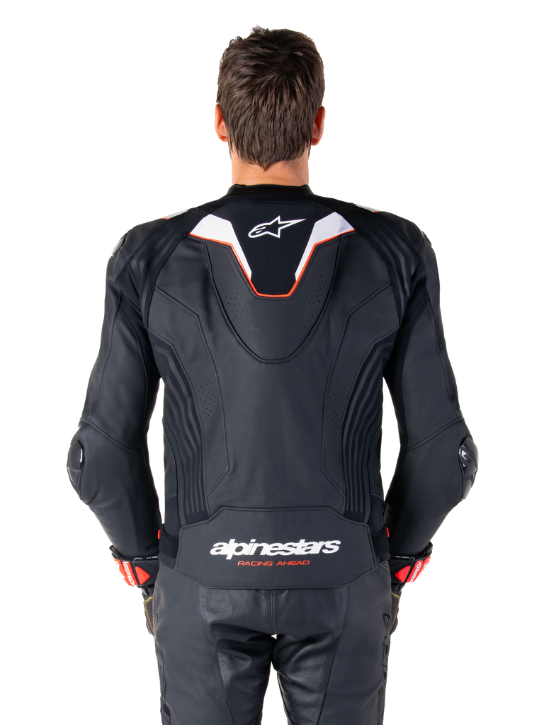 Alpinestars Missile V3 Ignition Leather Jacket - Black/White