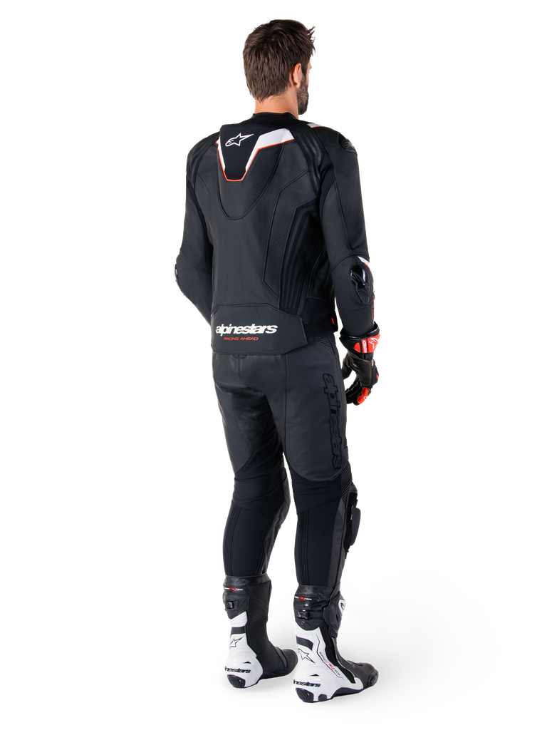 Alpinestars Missile V3 Ignition Leather Jacket - Black/White