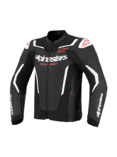 Load image into Gallery viewer, Alpinestars GP Force V2 Airflow Leather Jacket - Black / White