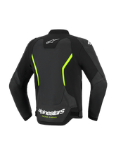 Load image into Gallery viewer, Alpinestars GP Force V2 Airflow Leather Jacket - Black / Fluro Yellow