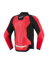 Load image into Gallery viewer, Alpinestars GP Force V2 Airflow Leather Jacket - Red / Fluro Red