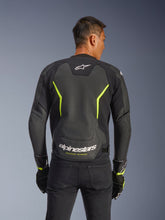 Load image into Gallery viewer, Alpinestars GP Force V2 Airflow Leather Jacket - Black / Fluro Yellow