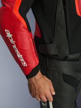 Load image into Gallery viewer, Alpinestars GP Force V2 Airflow Leather Jacket - Red / Fluro Red