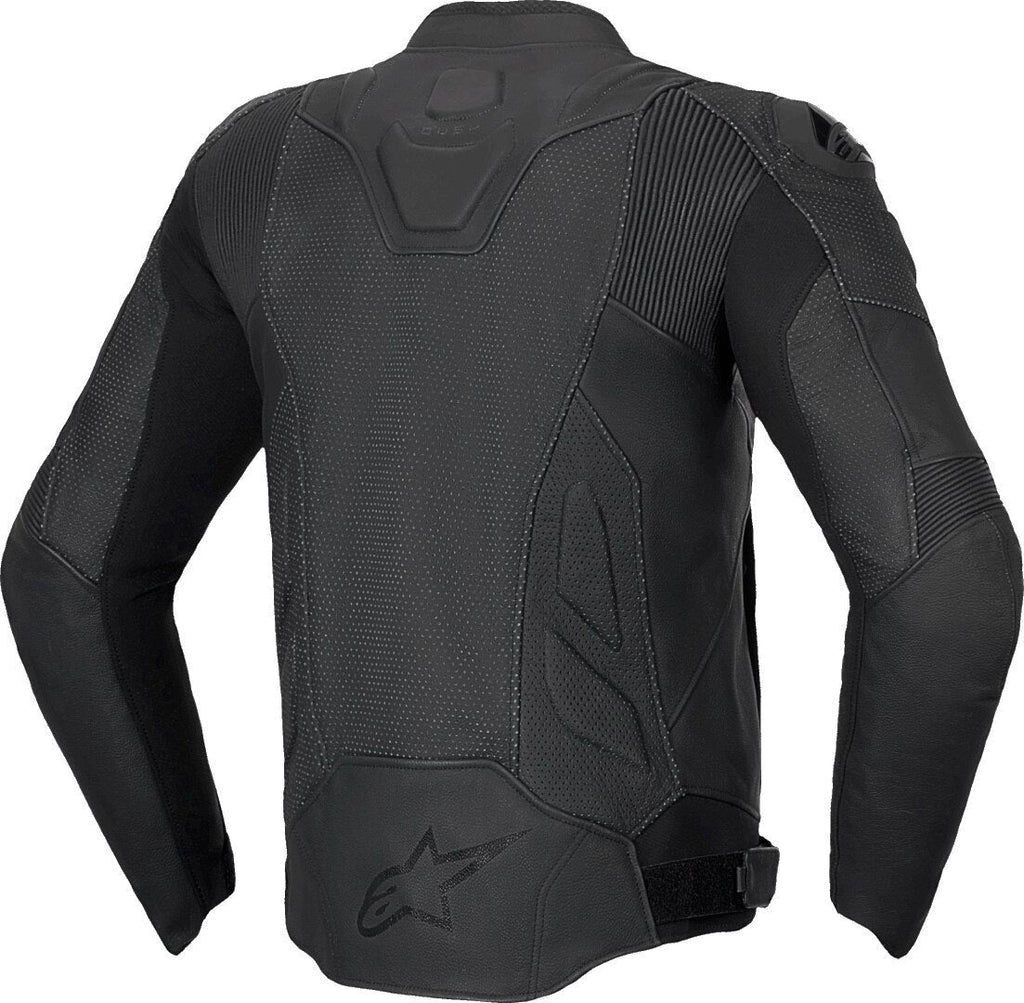 Alpinestars Dusk Airflow Leather Jacket - Black/Black