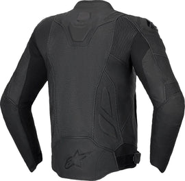 Alpinestars Dusk Airflow Leather Jacket - Black/Black