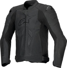 Load image into Gallery viewer, Alpinestars Dusk Airflow Leather Jacket - Black/Black