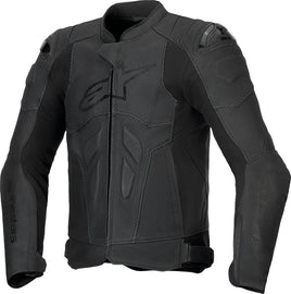 Alpinestars Dusk Airflow Leather Jacket - Black/Black