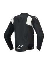Load image into Gallery viewer, Alpinestars Dusk Airflow Leather Jacket - Black/White