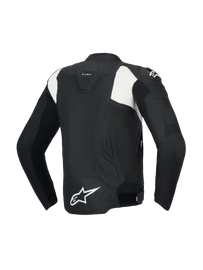 Alpinestars Dusk Airflow Leather Jacket - Black/White