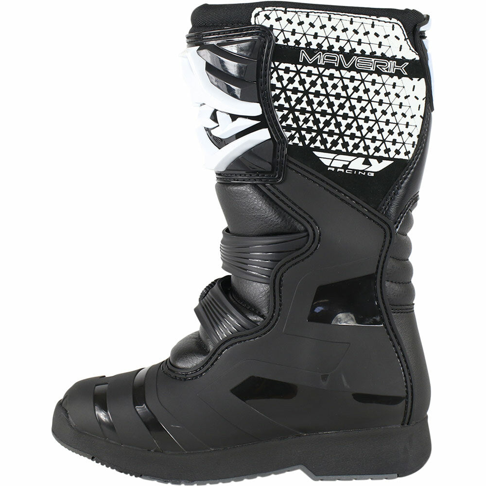 Fly Racing Maverik Motorcycle Youth Boots - Black
