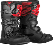 Load image into Gallery viewer, Fly Racing Maverik Motorcycle Youth Boots - Red/Black