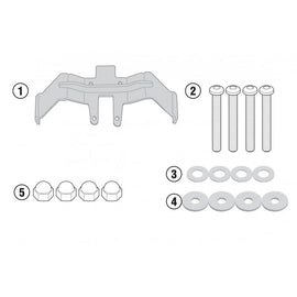 Givi Fit Kit For Suzuki GSX S1000F/GSX S1000 15-20 To Mount TST3110 Pann Frame