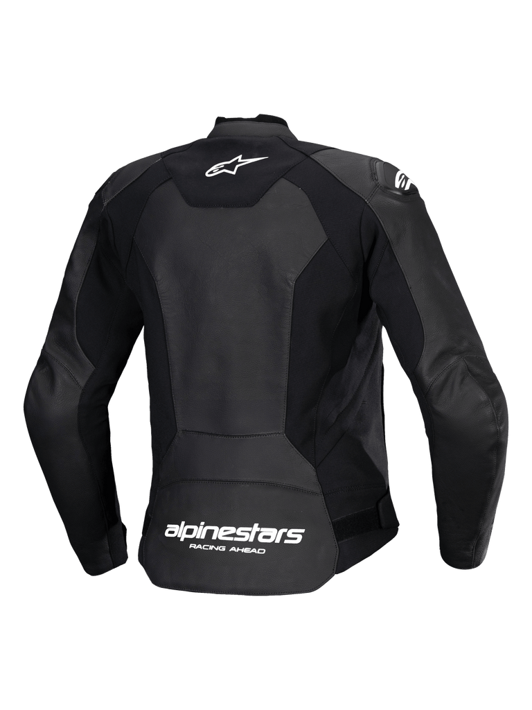 Alpinestars Women's Faster V3 Leather Jacket - Black / White