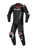 Alpinestars GPR7 1Pc Leather Suit - Black White Fluro Red