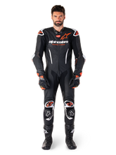 Load image into Gallery viewer, Alpinestars GPR7 1Pc Leather Suit - Black White Fluro Red