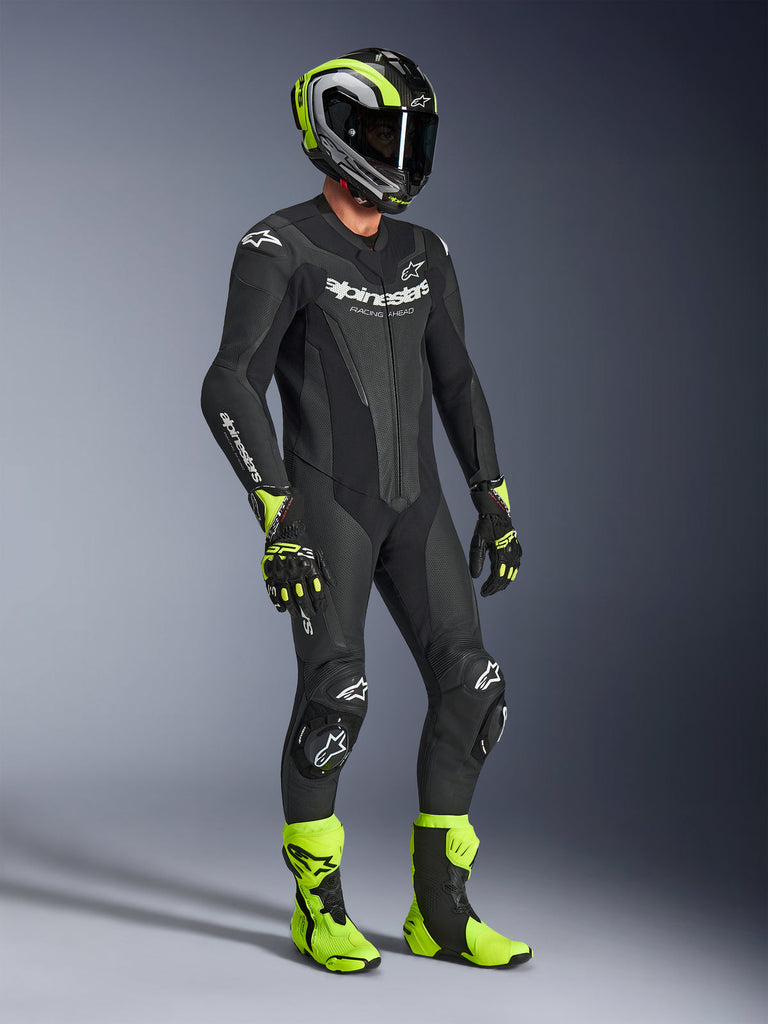 Alpinestars GP Force V2 One-Piece Leather Suit - Black