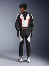 Load image into Gallery viewer, Alpinestars GP Force V2 One-Piece Leather Suit - White / Black / Fluro Red