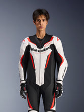Load image into Gallery viewer, Alpinestars GP Force V2 One-Piece Leather Suit - White / Black / Fluro Red
