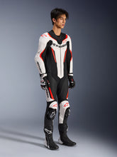 Load image into Gallery viewer, Alpinestars GP Force V2 One-Piece Leather Suit - White / Black / Fluro Red